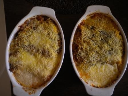 lasagne de quenelles à la bolognaise